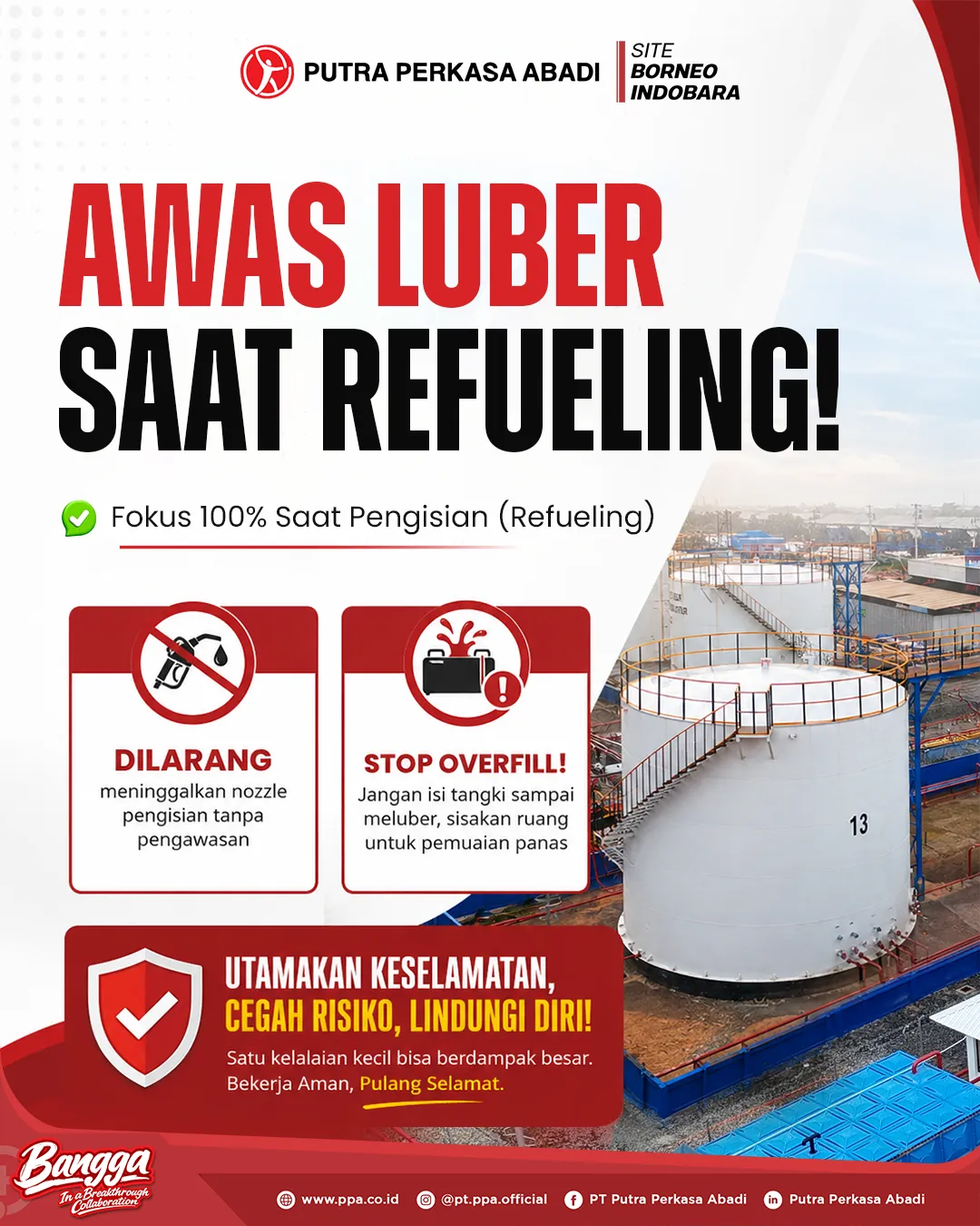 Disiplin Saat Refueling untuk Mencegah Tumpahan, Kebakaran, dan Kerusakan Peralatan
